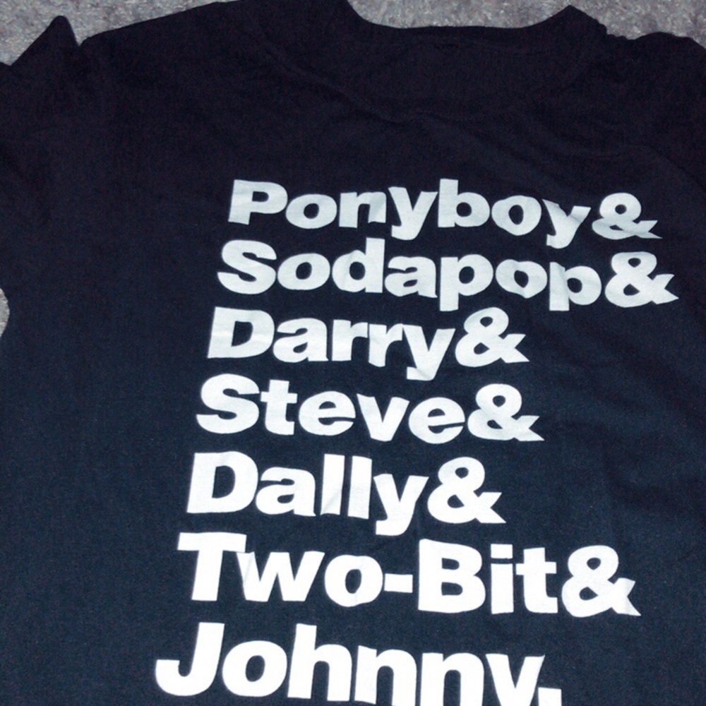 the outsiders t-shirt